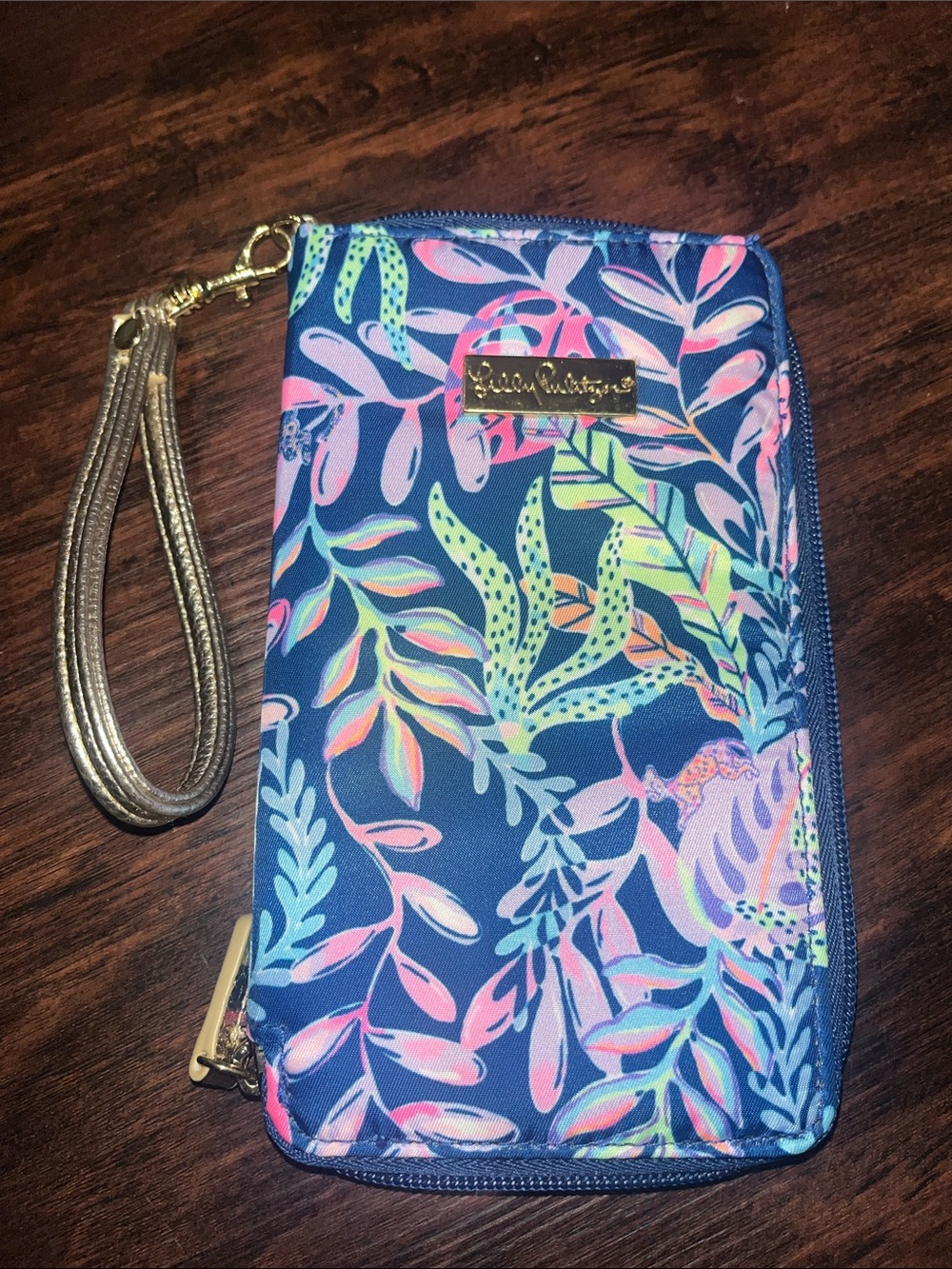 Lily Pulitzer Wallet-Dollar Bill Size- EUC